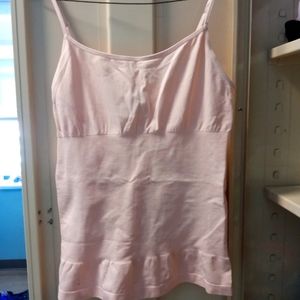 JOCKEY Light Pink Seamless XL Control Shapewear Cami Top NEW Womens